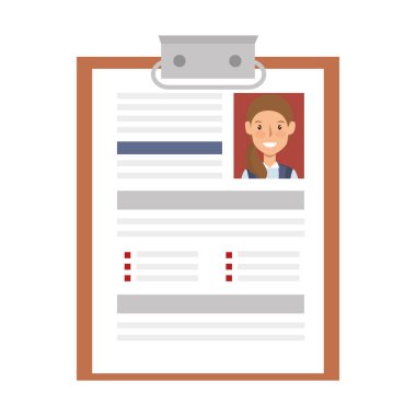 Standart kağıt izole simgesi