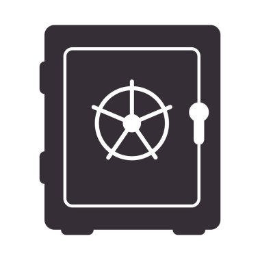 güvenli güvenlik kutusu izole simgesi