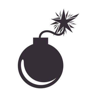 patlama tehlike izole simgesi