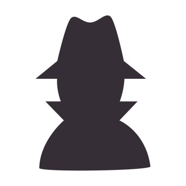 hacker karakter avatar simge