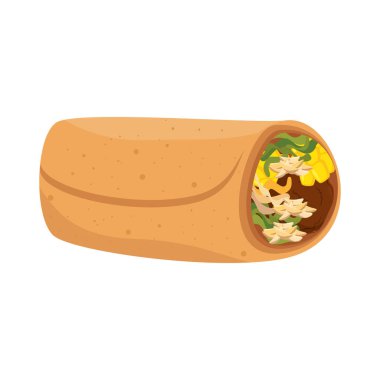 Taco Meksika yemeği simgesi