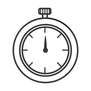 Chronometre izlemek izole simgesi