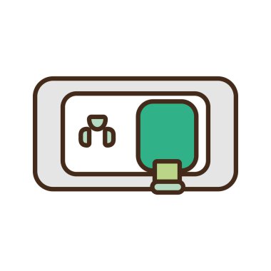 enerji izole simgesi takın