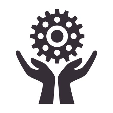 izole simge ayarlama dişli