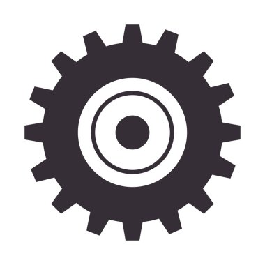 izole simge ayarlama dişli