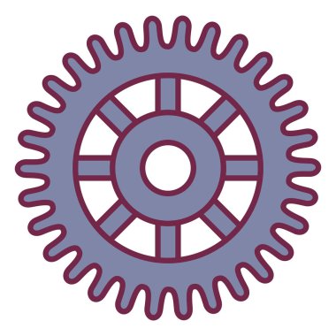 izole simge ayarlama dişli