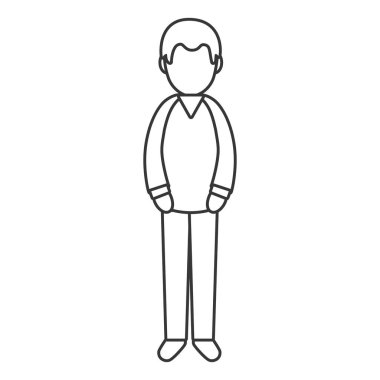 işadamı karakter avatar simge