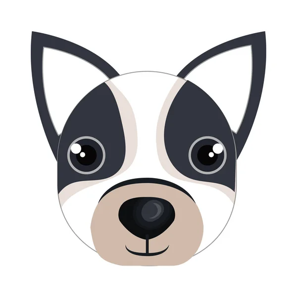 ไอคอนมัสคอตสุนัขน่ารัก — ภาพเวกเตอร์สต็อก