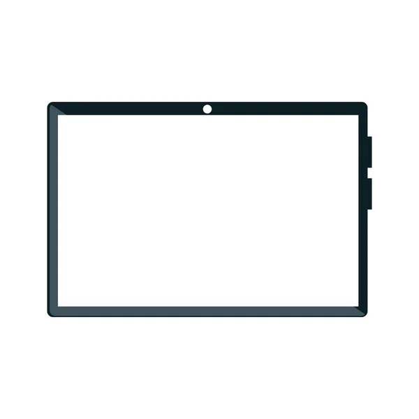 Dispositivo tablet icona isolata — Vettoriale Stock