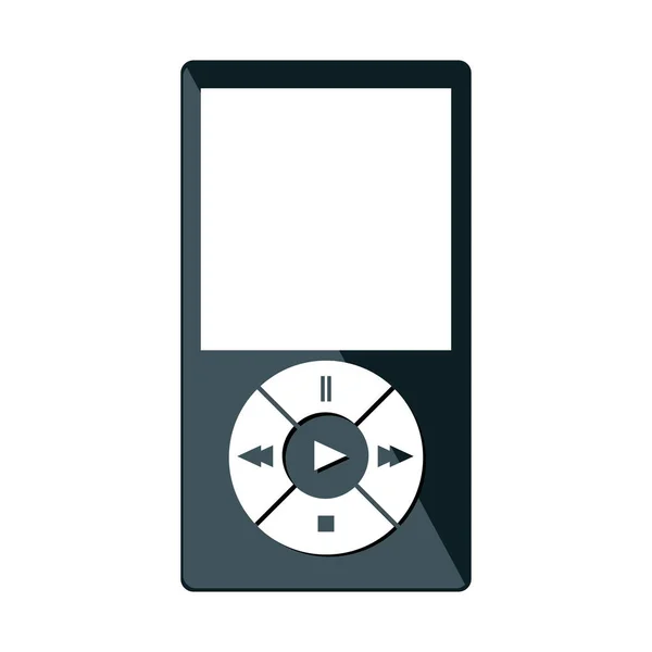 Geïsoleerde pictogram van MP3 player — Stockvector