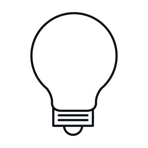 Lamp licht onderwijs pictogram — Stockvector