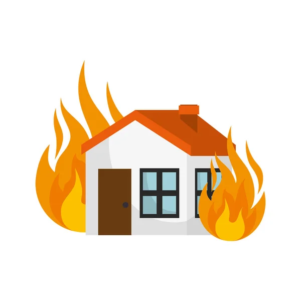 Ikona koncepcja ubezpieczenia domu — Wektor stockowy