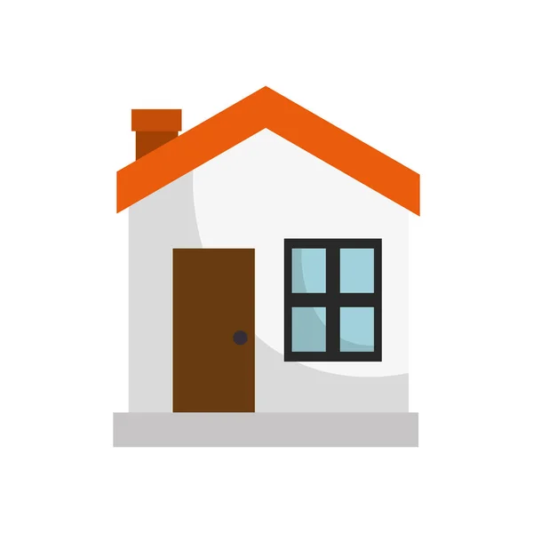 Home house silhouette icon — Stock Vector