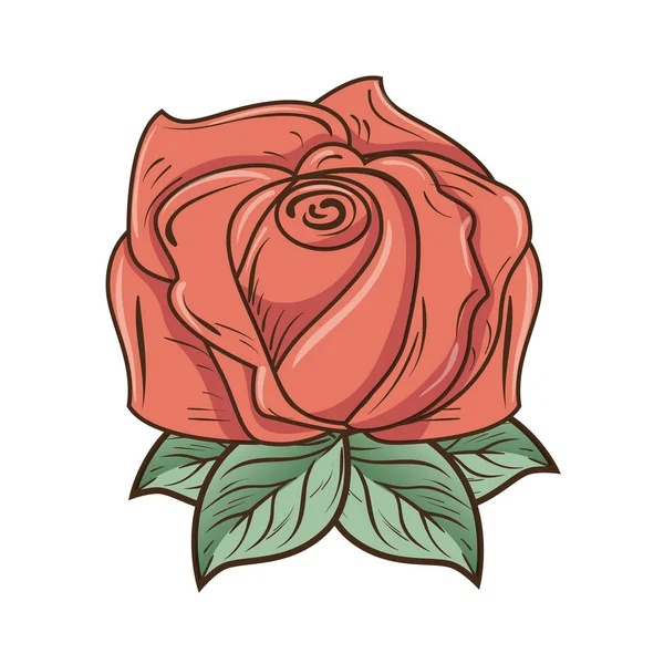 Hermosa tarjeta de decoración de flores — Vector de stock