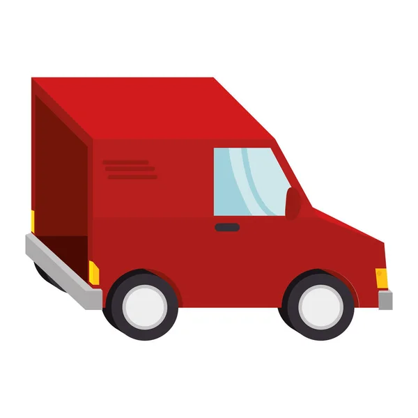 Truck vehicle delivery service — Stock Vector