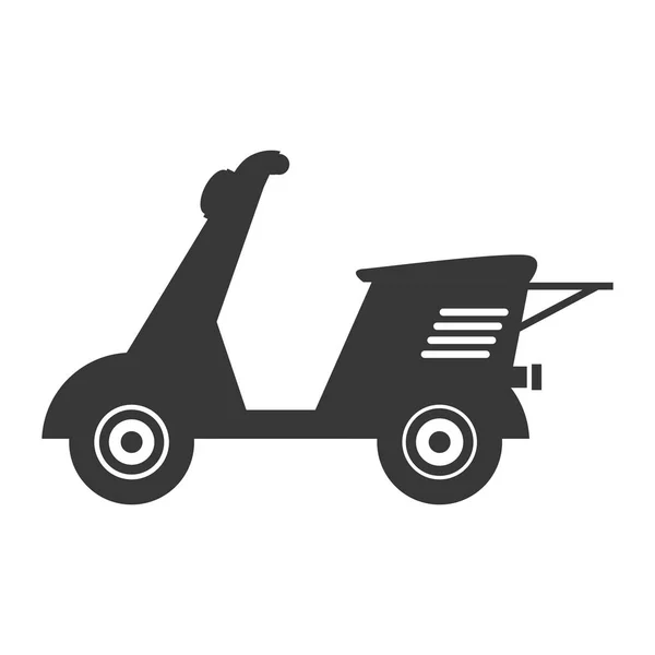 Scooter servicio de entrega de motocicletas — Vector de stock