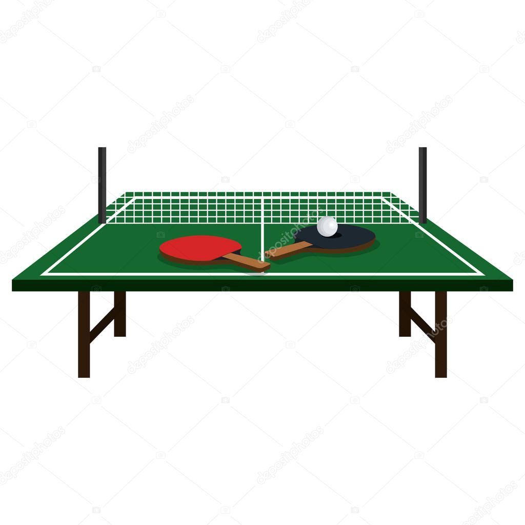 Mesa de ping icono vector, vectorial © yupiramos #130534442