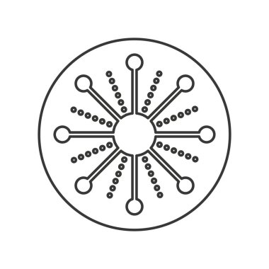 kar tanesi dekorasyon Noel simgesi