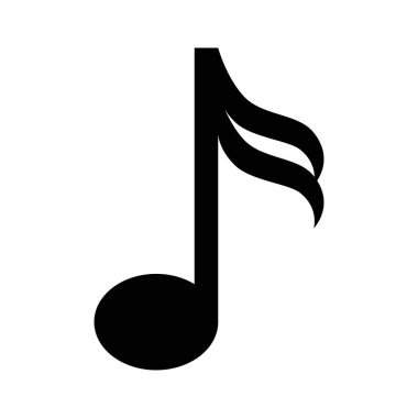 müzik Not izole simgesi