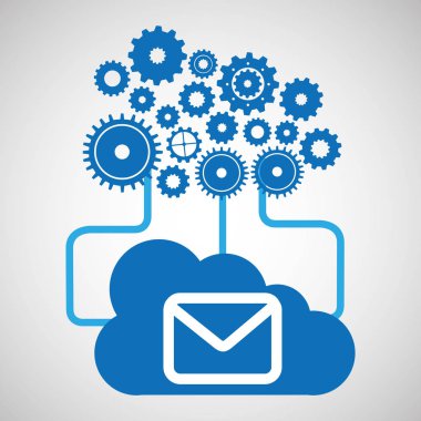 bulut ağ e-posta iletisi bağlantı tasarımı