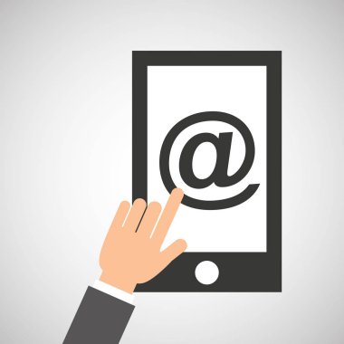 akıllı telefon app posta sosyal medya simge