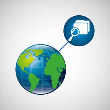 Dünya küresel arama klasörü medya bağlı