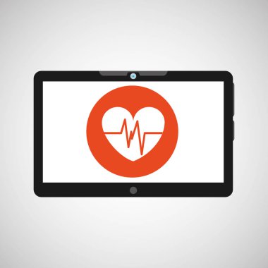 teknoloji kalp tıbbi sosyal medya tasarımı