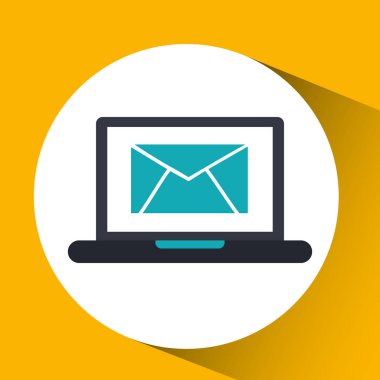 bulut bilgi işlem e-posta sosyal medya sanal simgesi