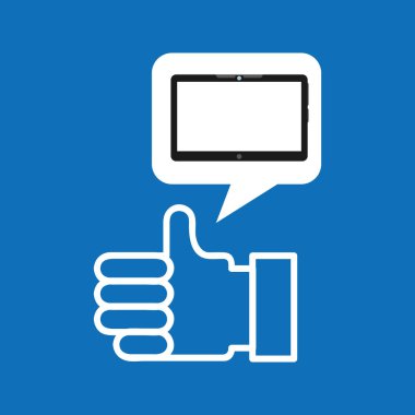 teknoloji el gibi sosyal medya tasarım