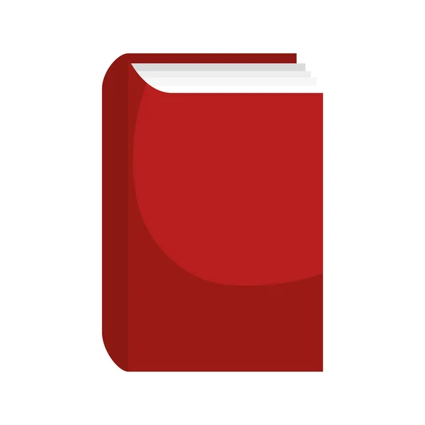Book school isolated icon — Stock Vector