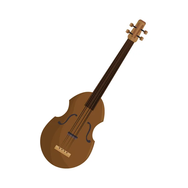 Instrumento de violín icono musical — Vector de stock