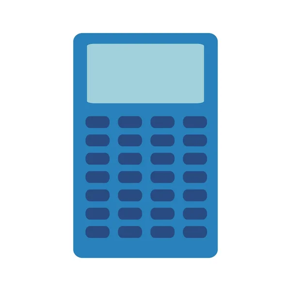 Calculator math isolated icon — Stock Vector