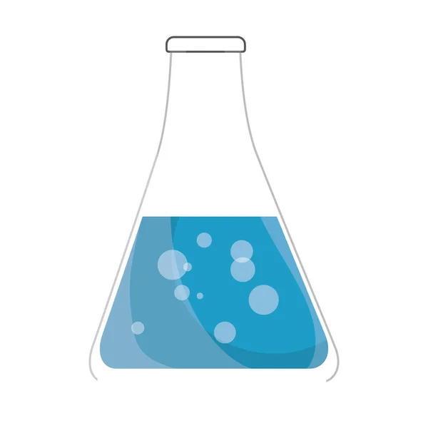 Röhrentestglas isoliert Symbol — Stockvektor