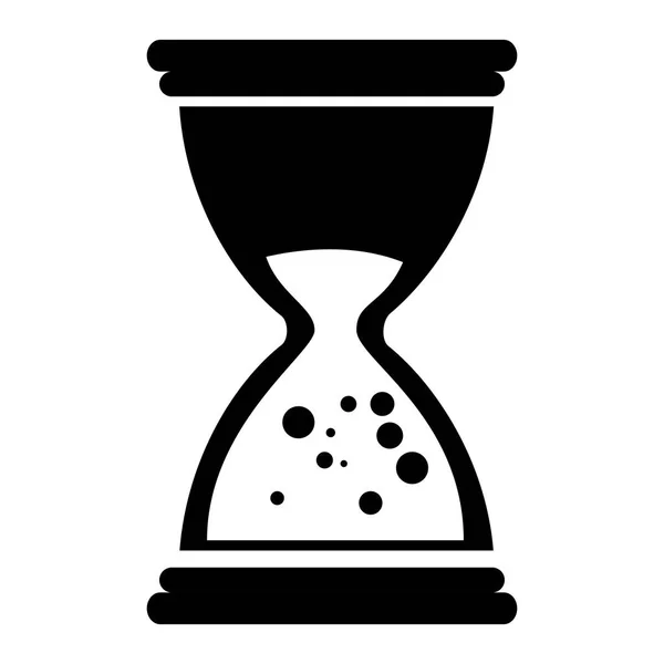 Hourglass time isolated icon — Stock Vector
