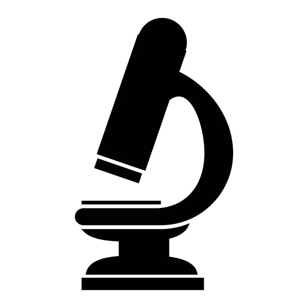 Mikroskop-Gerät isoliert Symbol — Stockvektor