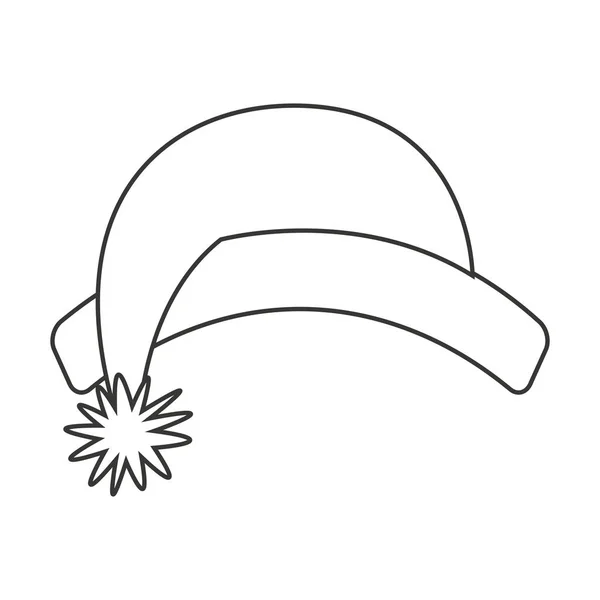 Sombrero de invierno aislado cion — Vector de stock