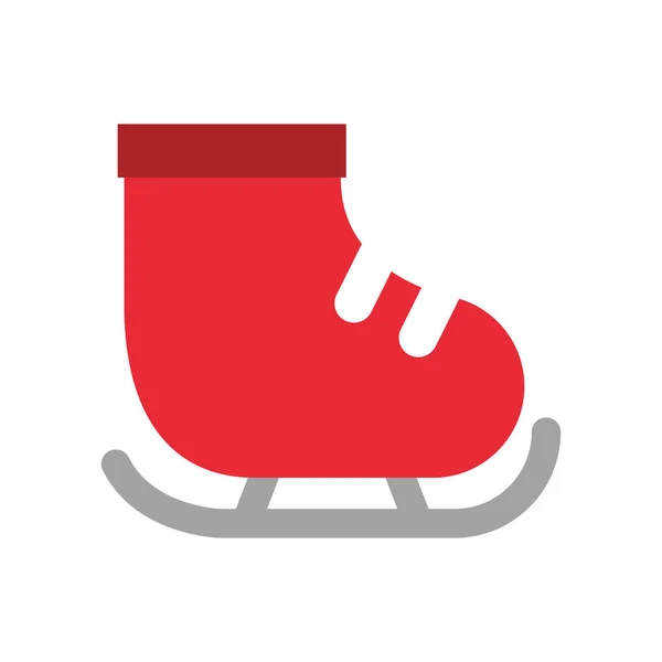 Gelo de patins ícone isolado — Vetor de Stock