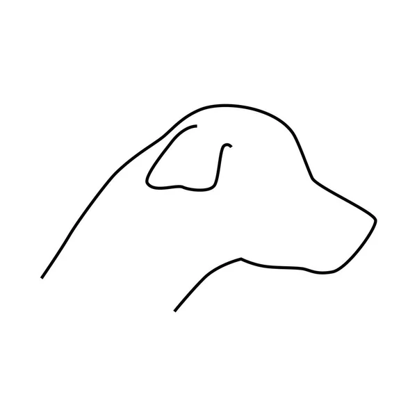 Ikona maskotka pies — Wektor stockowy