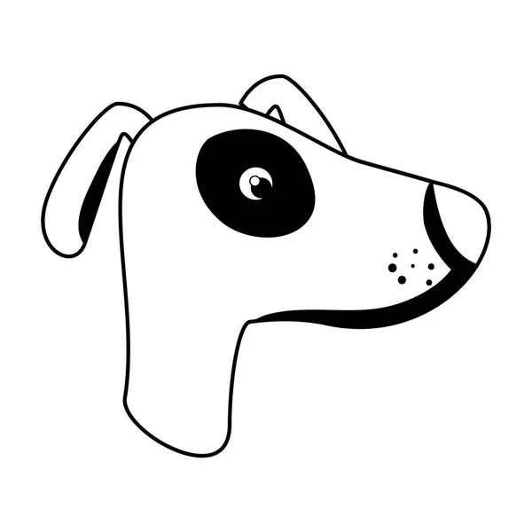 Niedlichen Hund Maskottchen Symbol — Stockvektor