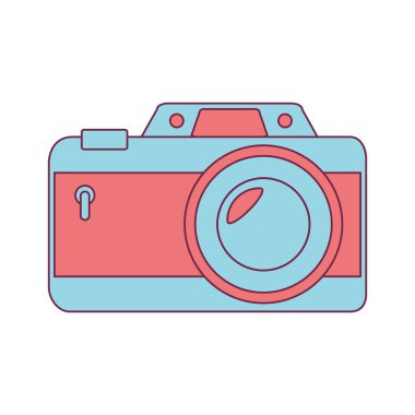 kamera fotoğraf izole simgesi