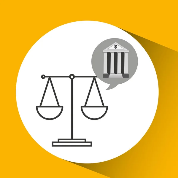 Bank concept safe balance money icon — Stock Vector