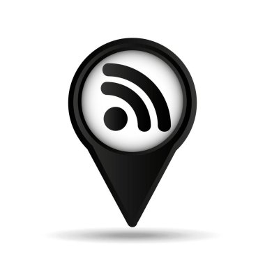 WiFi harita PIN simgesi