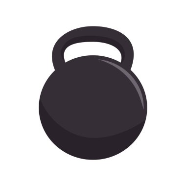 ağırlık kaldırma spor salonu izole simgesi