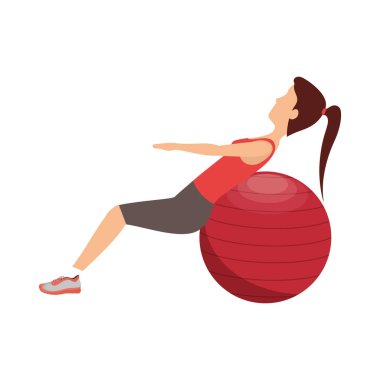 Spor salonunda egzersiz kişi
