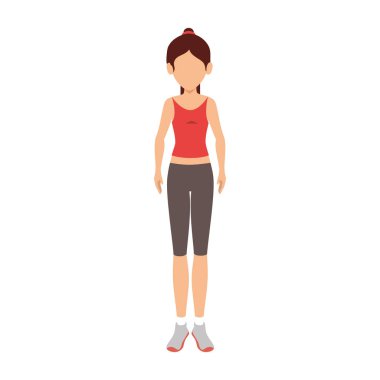 Spor salonunda egzersiz kişi