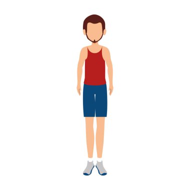 Spor salonunda egzersiz kişi