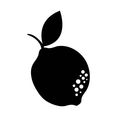 taze meyve izole simgesi