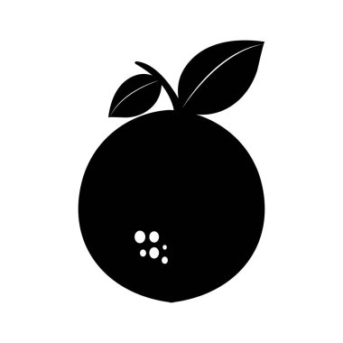 taze meyve izole simgesi