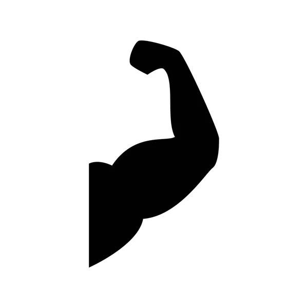 Flexed Arm Silhouette