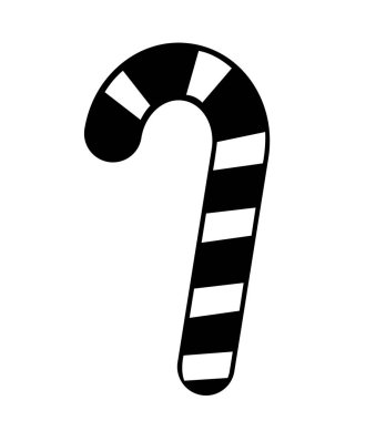 Noel kamışı dekoratif simgesi